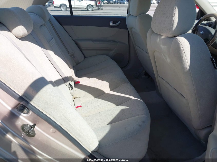 2007 Hyundai Sonata Gls VIN: 5NPET46C07H234920 Lot: 43346248
