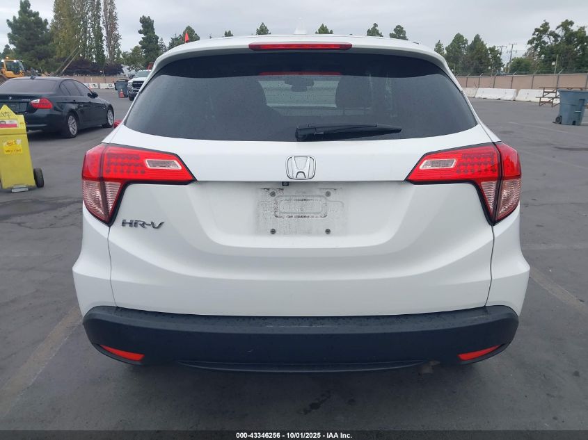 2016 Honda Hr-V Ex VIN: 3CZRU5H58GM725646 Lot: 43346256