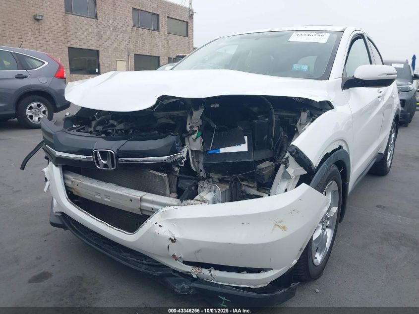 2016 Honda Hr-V Ex VIN: 3CZRU5H58GM725646 Lot: 43346256