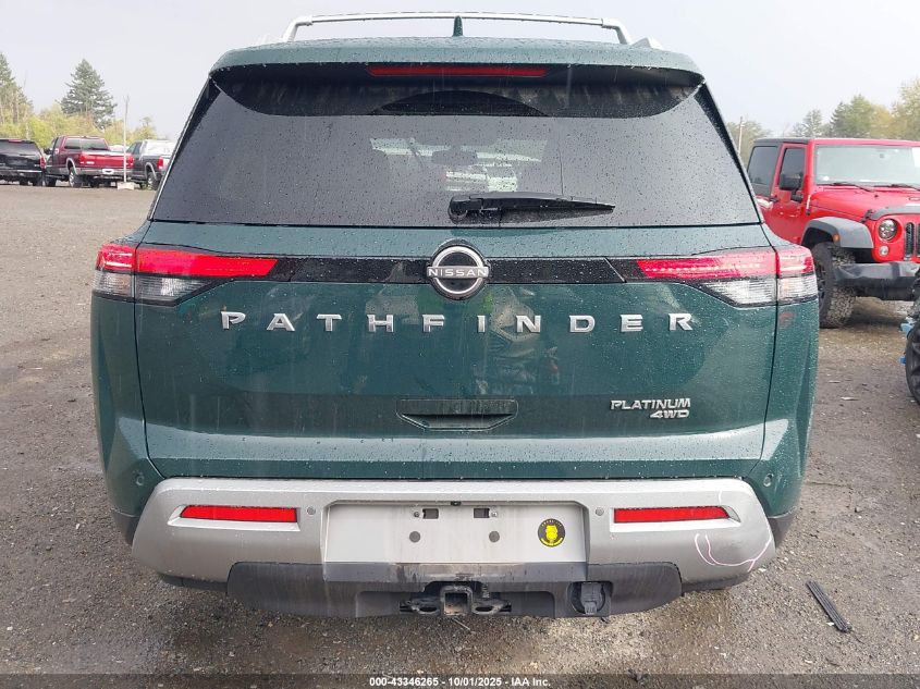 2022 Nissan Pathfinder Platinum 4Wd VIN: 5N1DR3DK8NC227751 Lot: 43346265