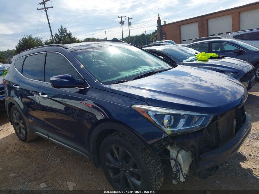 2017 Hyundai Santa Fe Sport 2.0T Ultimate VIN: 5XYZW4LA9HG465013 Lot: 43346270