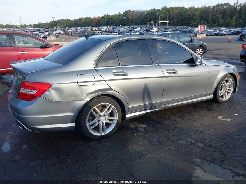 2013 MERCEDES-BENZ C 300 SPORT 4MATIC WDDGF8AB5DR280310