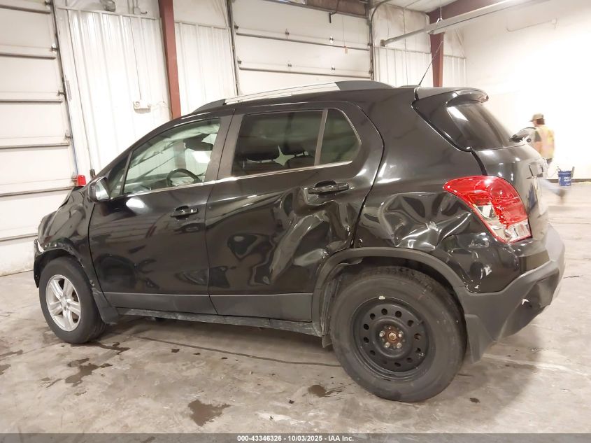 2015 Chevrolet Trax Lt VIN: KL7CJRSB9FB062875 Lot: 43346326