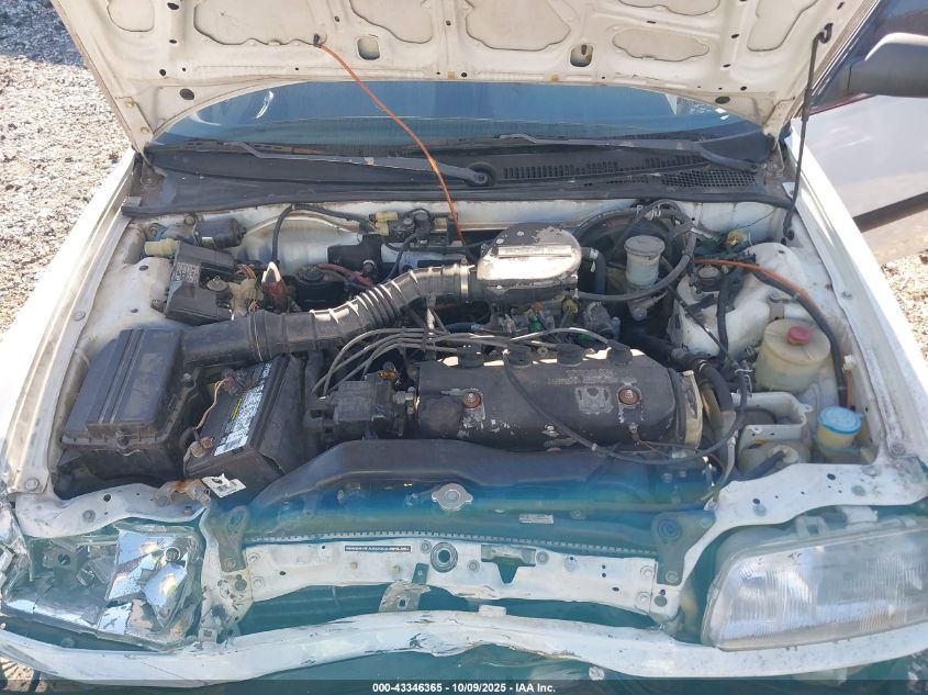 1991 Honda Civic Dx VIN: 1HGED3648ML043514 Lot: 43346365