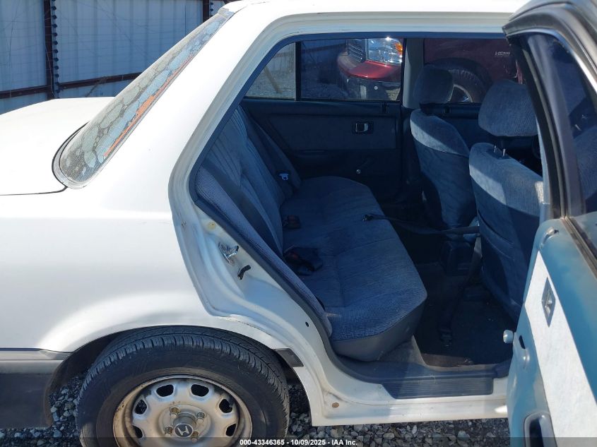 1991 Honda Civic Dx VIN: 1HGED3648ML043514 Lot: 43346365