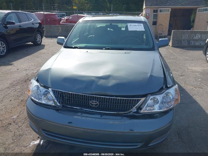 2000 Toyota Avalon Xls VIN: 4T1BF28B4YU021555 Lot: 43346369