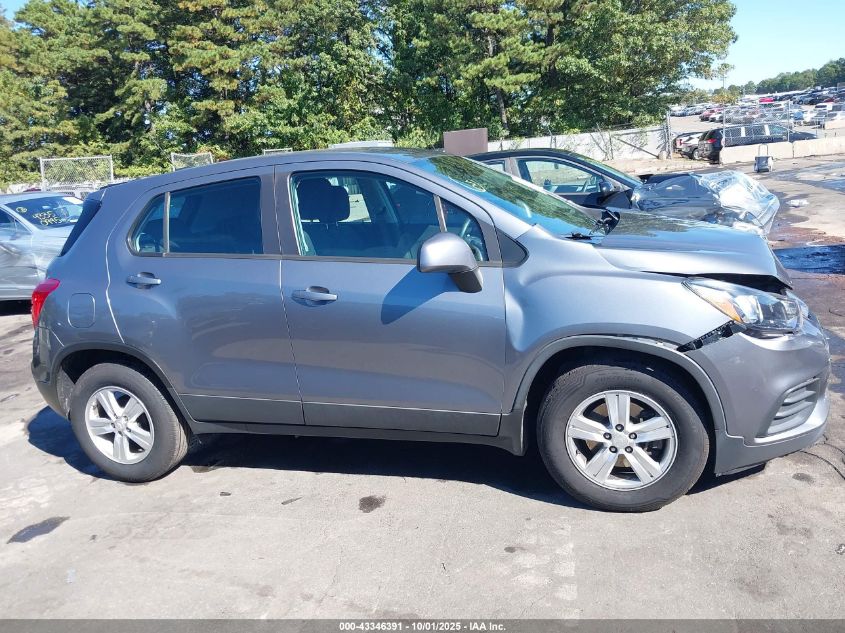 2020 Chevrolet Trax Fwd Ls VIN: 3GNCJKSB0LL204459 Lot: 43346391