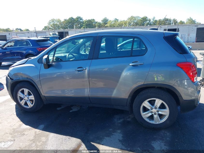 2020 Chevrolet Trax Fwd Ls VIN: 3GNCJKSB0LL204459 Lot: 43346391
