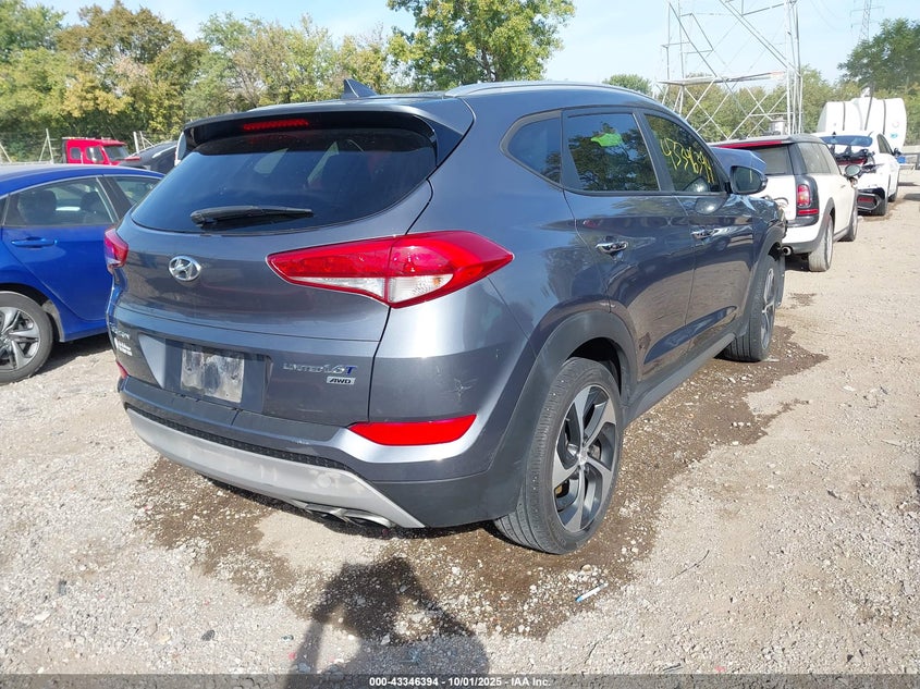 2017 HYUNDAI TUCSON LIMITED - KM8J3CA25HU320766