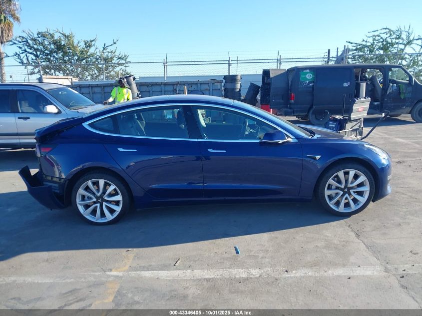 2018 Tesla Model 3 Long Range/Mid Range VIN: 5YJ3E1EA8JF012275 Lot: 43346405
