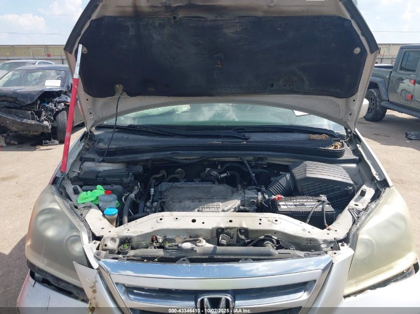 2006 Honda Odyssey Ex-L VIN: 5FNRL38766B019504 Lot: 43346410