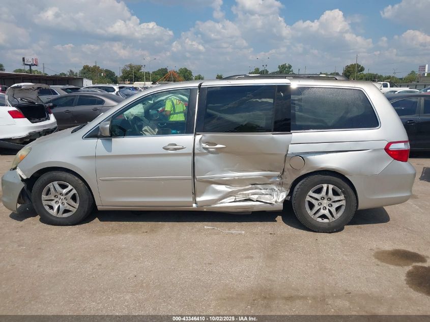 2006 Honda Odyssey Ex-L VIN: 5FNRL38766B019504 Lot: 43346410