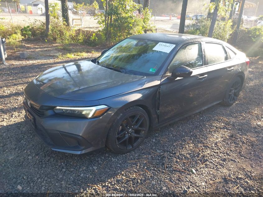 2022 HONDA CIVIC SPORT - 2HGFE2F50NH570224