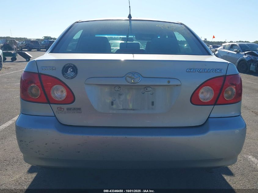 2008 Toyota Corolla Ce VIN: 2T1BR32E38C918495 Lot: 43346458