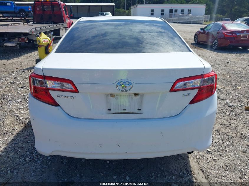 2013 Toyota Camry Le VIN: 4T1BF1FK3DU274065 Lot: 43346472