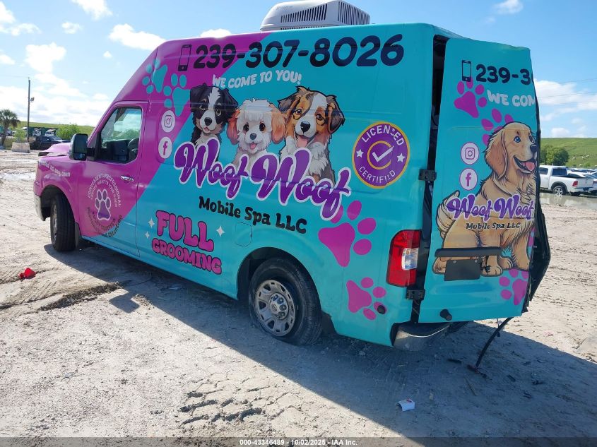 2012 Nissan Nv 2500 Nv2500 Hd Sv V6 green van gasoline 1N6BF0LY7CN118172 photo #4