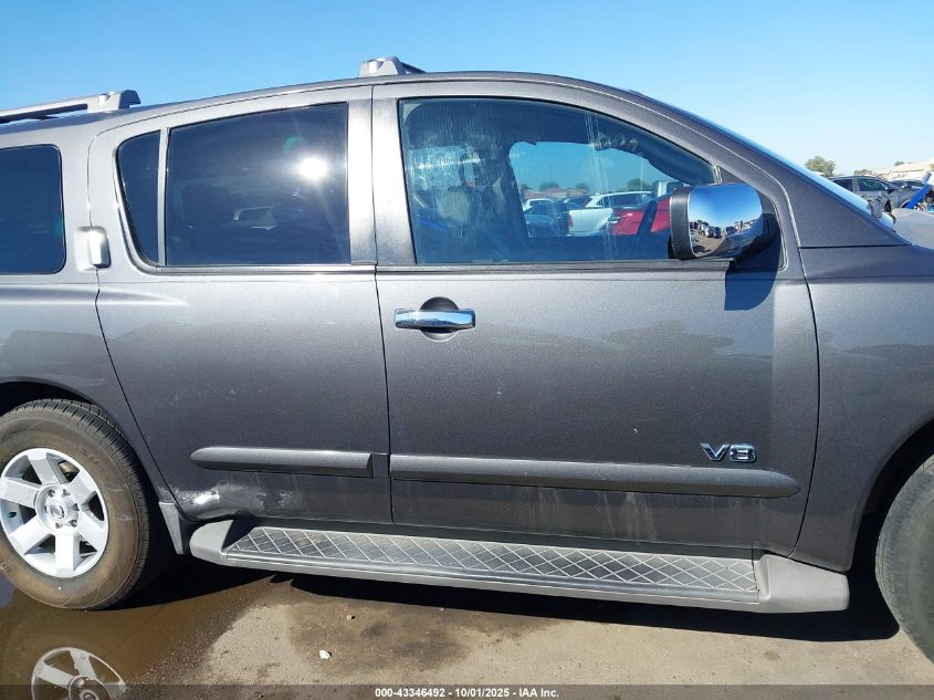 2006 Nissan Armada Le VIN: 5N1AA08A86N733192 Lot: 43346492