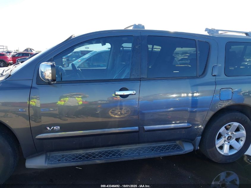 2006 Nissan Armada Le VIN: 5N1AA08A86N733192 Lot: 43346492