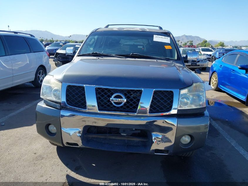 2006 Nissan Armada Le VIN: 5N1AA08A86N733192 Lot: 43346492