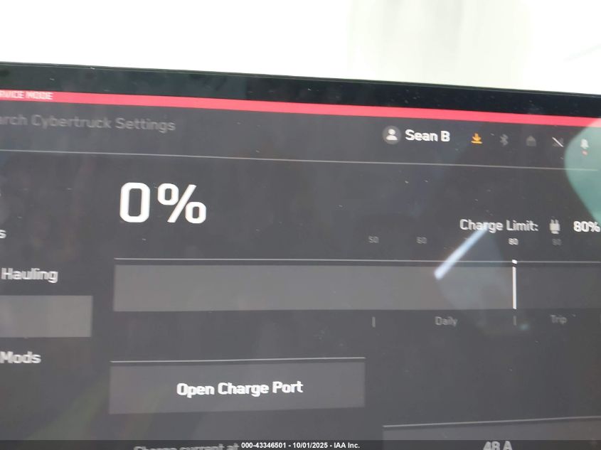 2024 Tesla Cybertruck Cyberbeast VIN: 7G2CEHEE0RA030710 Lot: 43346501