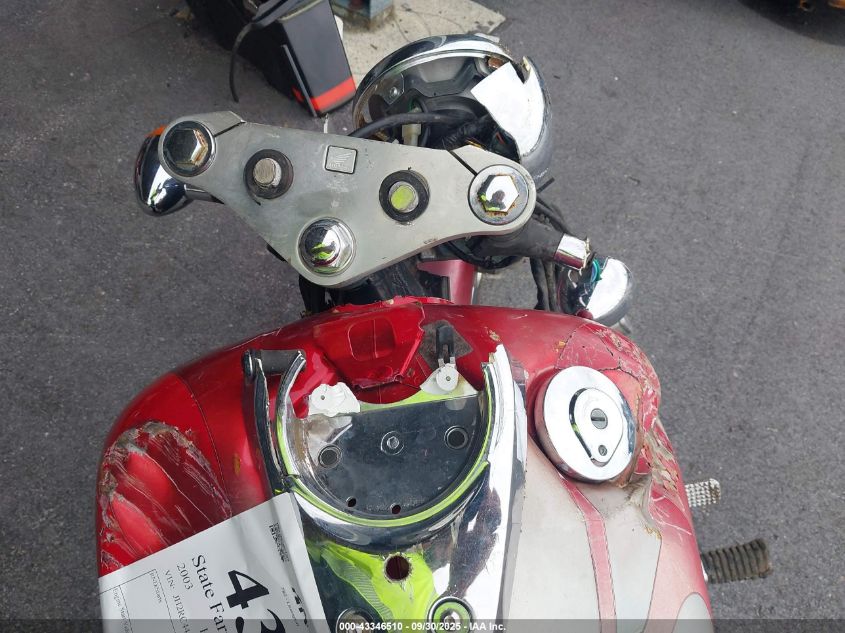 2003 Honda Vt750 Dcb VIN: JH2RC44543M703407 Lot: 43346510