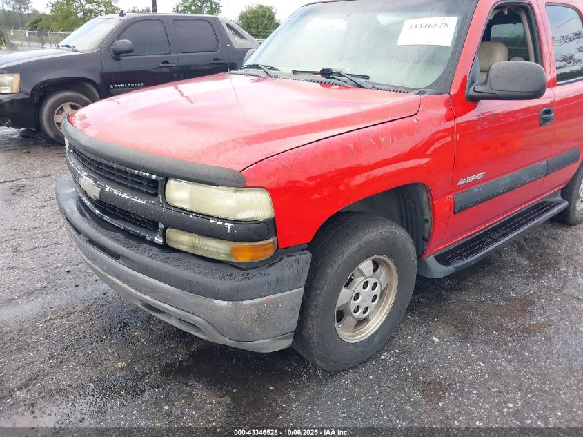 2003 Chevrolet Tahoe Ls VIN: 1GNEC13ZX3R198395 Lot: 43346528