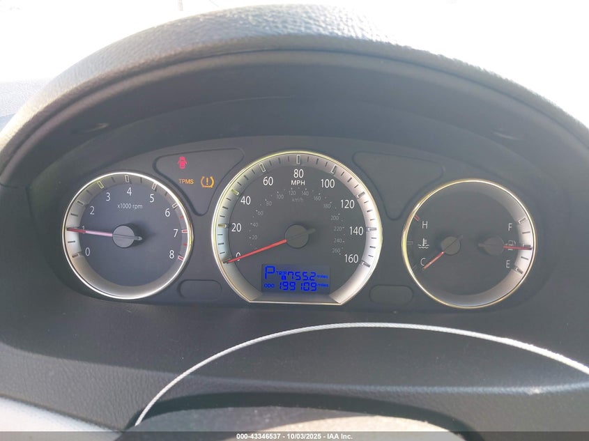 2009 Hyundai Sonata Gls VIN: 5NPET46C89H560158 Lot: 43346537