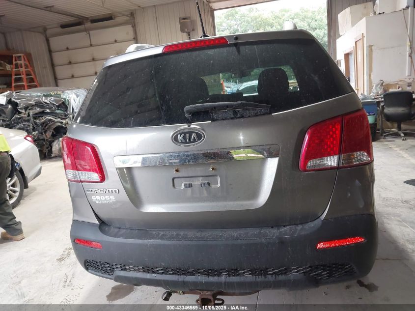 2011 Kia Sorento Lx V6 VIN: 5XYKT4A25BG176868 Lot: 43346569