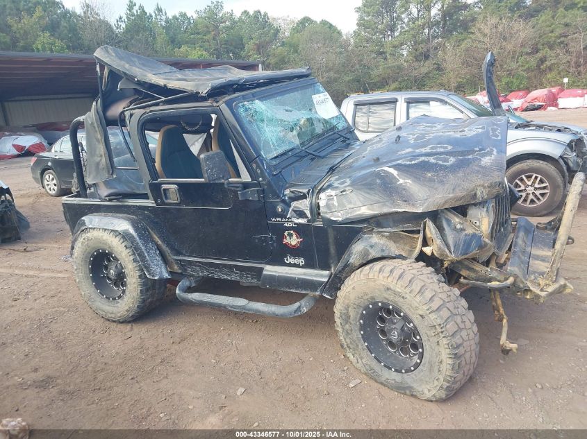 2001 Jeep Wrangler Sahara VIN: 1J4FA59S41P318134 Lot: 43346577