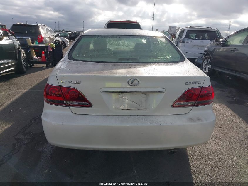 2006 Lexus Es 330 VIN: JTHBA30G065154626 Lot: 43346618