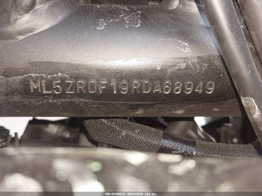 2024 Kawasaki Zr900 F VIN: ML5ZRDF19RDA68949 Lot: 43346623