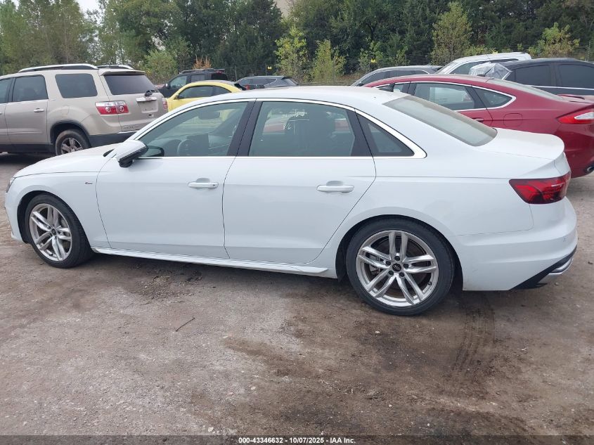 2023 Audi A4 Premium Plus 45 Tfsi S Line Quattro S Tronic VIN: WAUEAAF40PN015126 Lot: 43346632