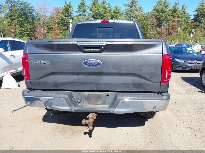 2015 Ford F-150 Lariat VIN: 1FTEW1EG0FFB36652 Lot: 43346638
