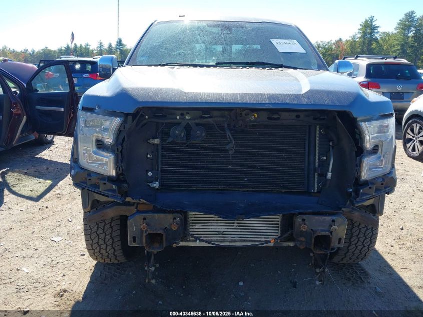 2015 Ford F-150 Lariat VIN: 1FTEW1EG0FFB36652 Lot: 43346638