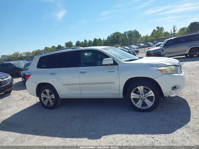 2008 Toyota Highlander Limited VIN: JTEDS42A082031916 Lot: 43346652