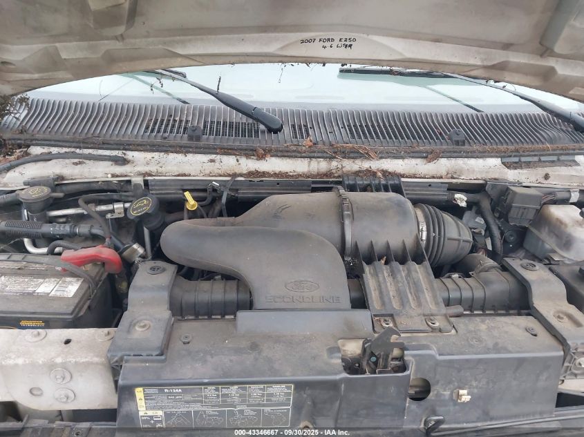 2007 Ford E-250 Commercial/Recreational VIN: 1FTNE24W57DA43477 Lot: 43346667