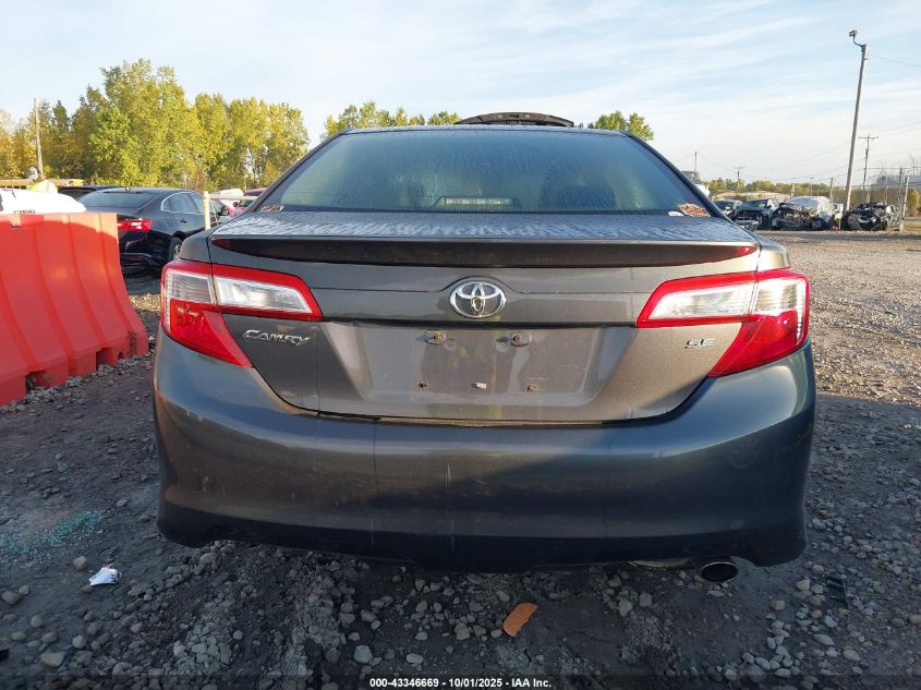 2013 Toyota Camry Se VIN: 4T1BF1FK4DU206616 Lot: 43346669