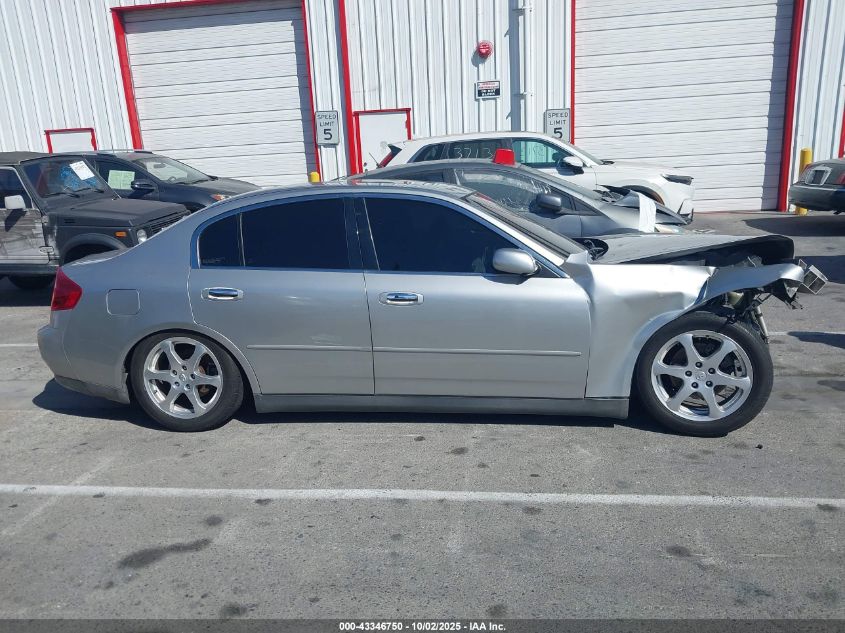 2003 Infiniti G35 Base W/6 Speed Manual VIN: JNKCV51E23M008022 Lot: 43346750