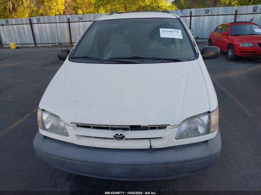 1998 Toyota Sienna Le VIN: 4T3ZF13C6WU065487 Lot: 43346771