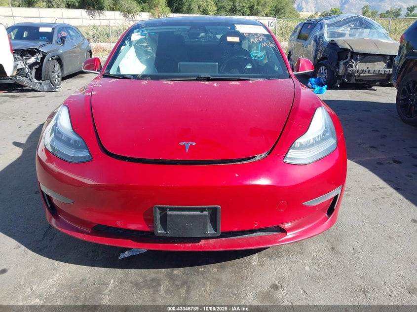 2018 Tesla Model 3 Long Range/Performance VIN: 5YJ3E1EB1JF117278 Lot: 43346789