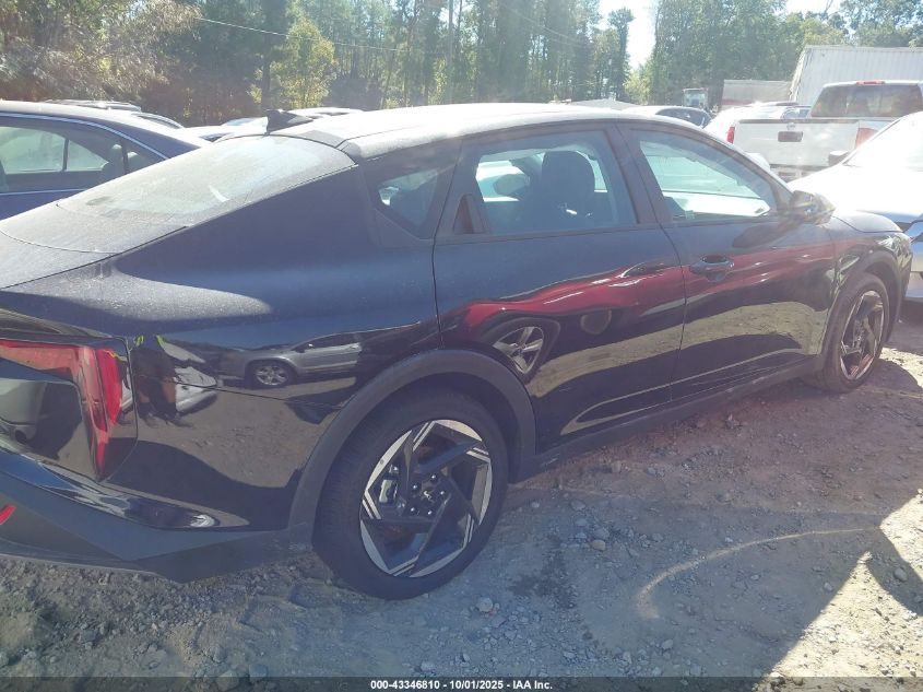 2025 Kia K4 Ex VIN: 3KPFU4DE7SE154338 Lot: 43346810