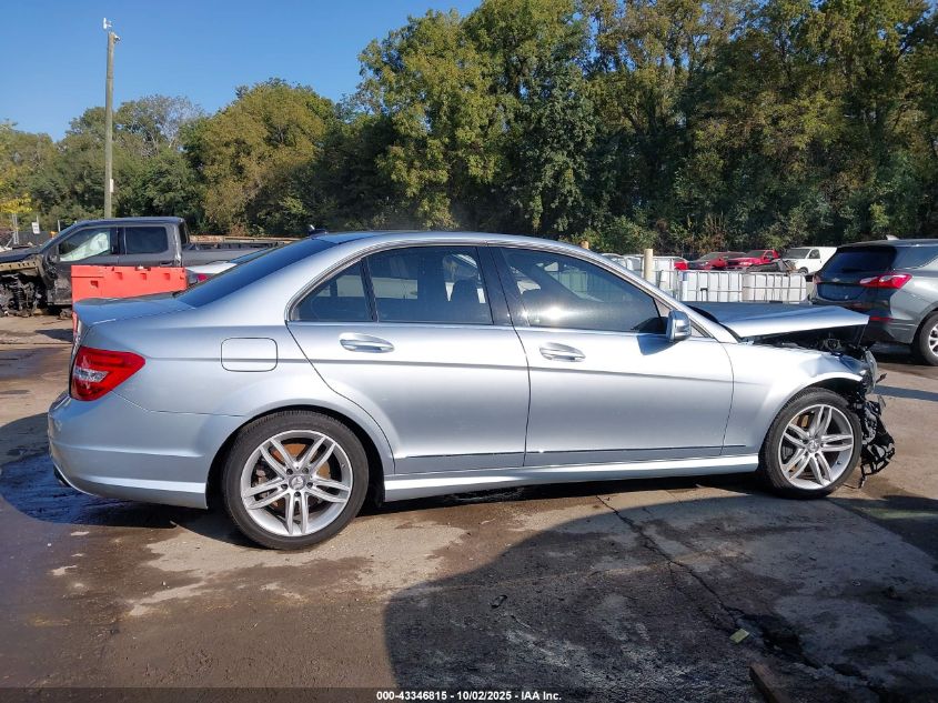 2013 Mercedes-Benz C 300 Sport 4Matic VIN: WDDGF8AB8DA818237 Lot: 43346815