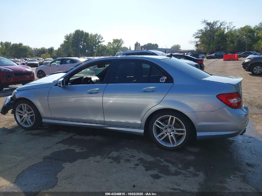 2013 Mercedes-Benz C 300 Sport 4Matic VIN: WDDGF8AB8DA818237 Lot: 43346815