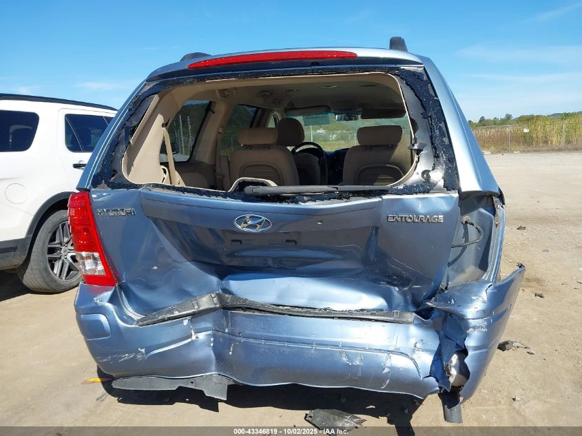 2007 Hyundai Entourage Gls/Limited/Se VIN: KNDMC233176013180 Lot: 43346819