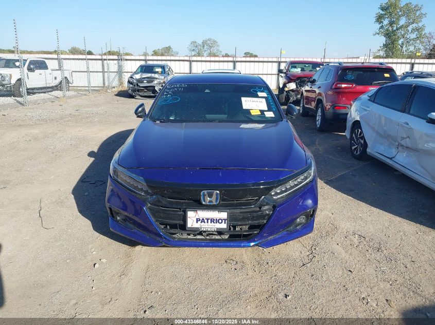 2022 Honda Accord Hybrid Sport VIN: 1HGCV3F29NA012532 Lot: 43346846