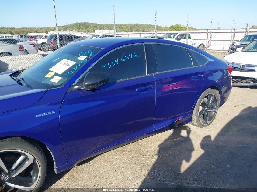 2022 Honda Accord Hybrid Sport VIN: 1HGCV3F29NA012532 Lot: 43346846