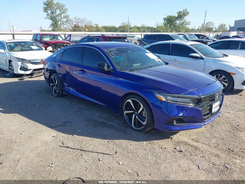 1HGCV3F29NA012532 2022 Honda Accord Hybrid Sport auction photo 1