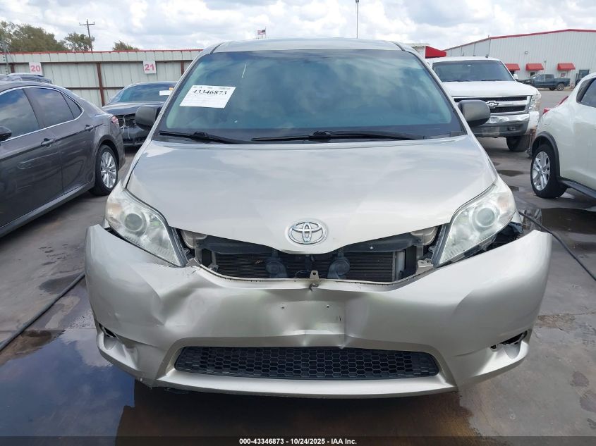 2017 Toyota Sienna L 7 Passenger VIN: 5TDZZ3DC5HS852484 Lot: 43346873
