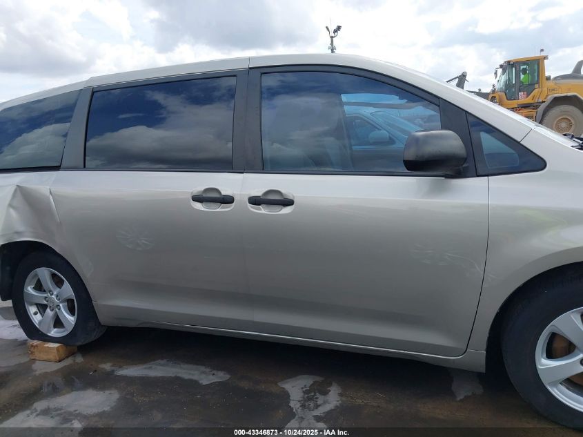 2017 Toyota Sienna L 7 Passenger VIN: 5TDZZ3DC5HS852484 Lot: 43346873