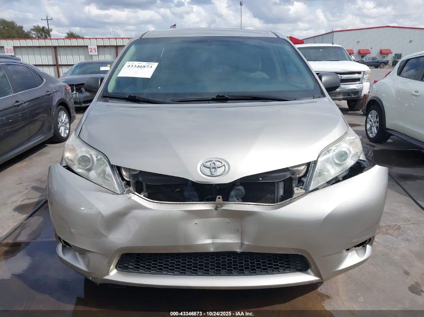 2017 Toyota Sienna L 7 Passenger VIN: 5TDZZ3DC5HS852484 Lot: 43346873
